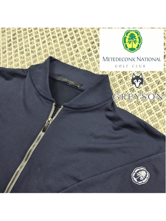 Greyson Other - Greyson Metedeconk National Golf Club 1/4 Zip Pullover Mens Large Navy